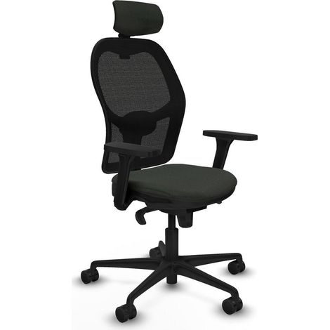 Piqueras y Crespo Jorquera Sedia da Ufficio Ergonomica Nera