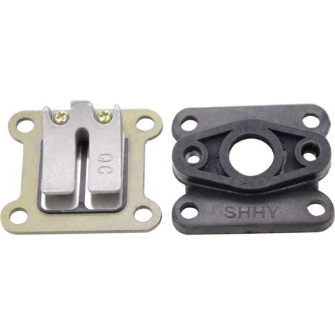 Pièces de modification du collecteur d'admission de moto, compatibles avec les moteurs deux temps de 47 et 49 cm3, accessoires de mise à niveau pour véhicules tout-terrain et karts. (1/2)