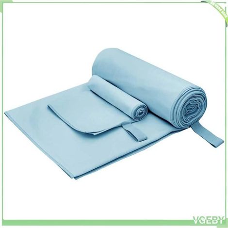 42011495 Set de serviettes de sport 2 pcs Bleu tissu (1/5)