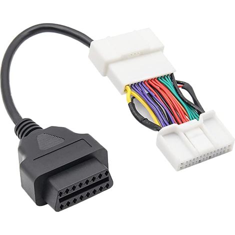 Outil de diagnostic de voiture Connecteur de détection de défaut Adaptateur de programmation USB Interface USB pour moto Adaptateur USB Plug Cable Multiport Récepteur Chargeur (1/4)