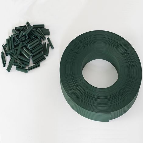 Set di lamelle oscuranti, arella in PVC nero L. 60 M per pannello a rete