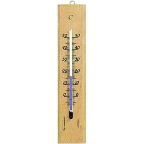 Termometro Legno Rettangolare Naturale 101401 Moller (1/2)