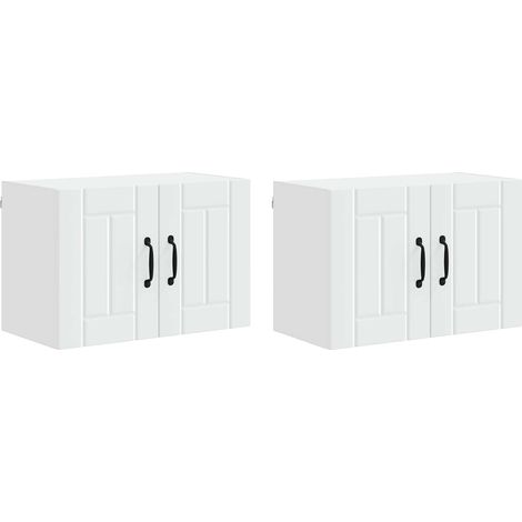 Maison Exclusive - Armario de Pared LUCCA 2 pcs 60 x 31 x 40 cm