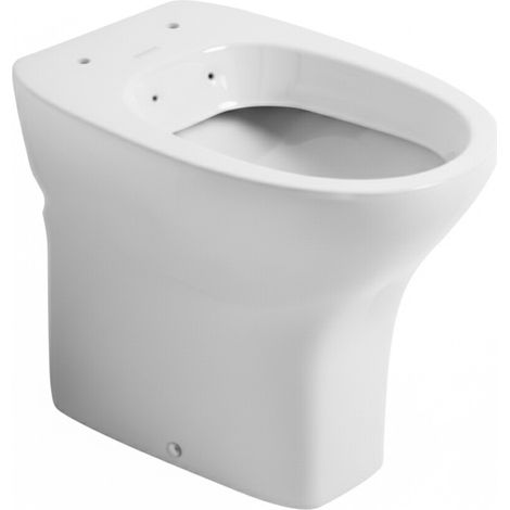 Vaso bidet filomuro combinato h 47 in ceramica bianco Evolution Sanitosco (1/3)