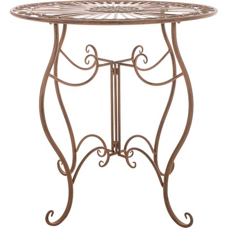 Table jardin rustique de style rustique Table basse de différentes couleurs Couleur : Antique brun (1/5)