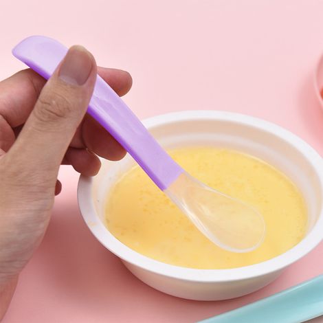 Cuillère À Soupe - En Acier Inoxydable - Pour Potage Et Fondue - Usage Maison Et Restaurant - 15 x 3 x 2 cm - Violet - 1 Pièce (1/5)