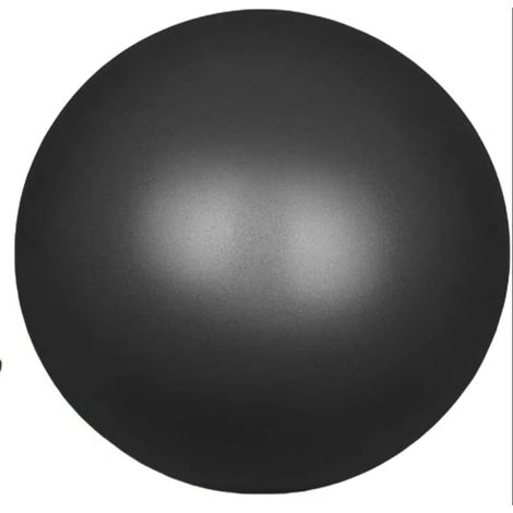 Mini-Pilatesball 25 cm aus rutschfestem PVC für Yoga, Gleichgewicht und Bauchmuskeltraining mit Aufblasschlauch – Trainingsball – Core-Training