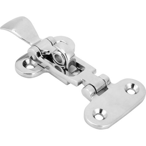 Serrure de pont marin en acier inoxydable, loquet de cadenas pour bateau, accessoires de quincaillerie de coffre (1/5)