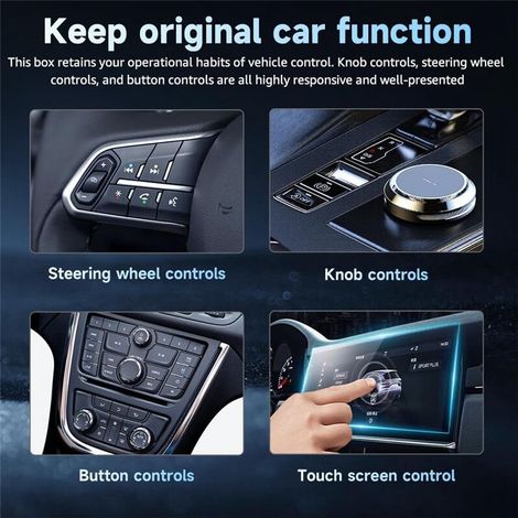 Box wireless 2 in 1 per CarPlay e Android Auto per auto, adattatore cablato a dongle wireless plug & play, box AI per Android Auto (1/2)