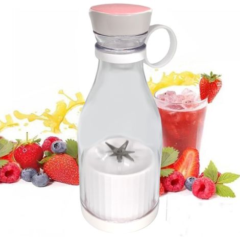 MINI FRULLATORE PORTATILE USB DA VIAGGIO SUCCO FRUTTA MIXER FRULLATI 420ML
