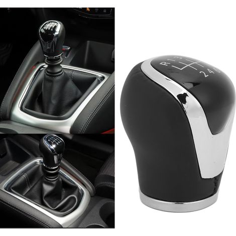 Pommeau de Levier de Vitesses 6 Vitesses Remplacement Manuel pour Nissan Qashqai J11 et X‑Trail T32 2016‑2017 (1/5)