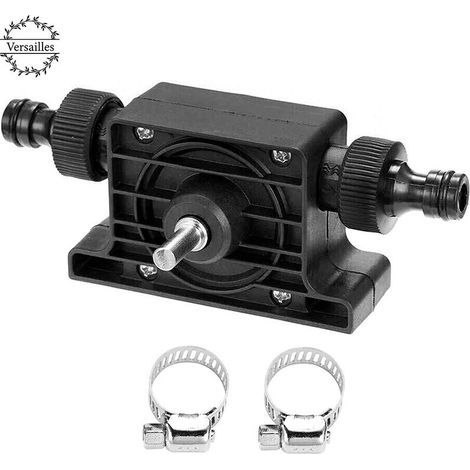 Bomba de perforación de agua y aceite, boquilla de taladro eléctrico, bomba de gasóleo y diésel, accesorios de perforación autocebantes, para acuario, estanque, estatuaria, fuente, jardín, Versalles. (1/5)