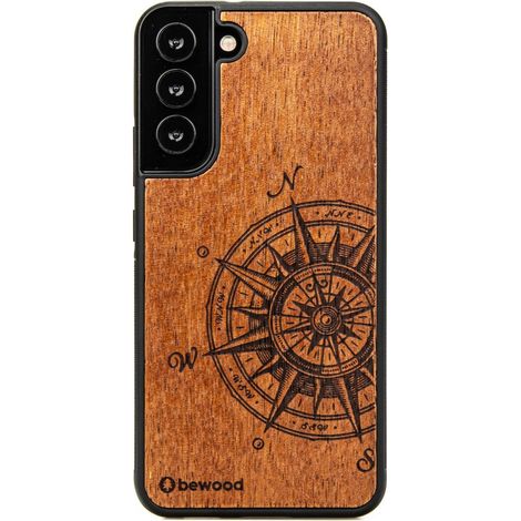 Custodia in legno per Samsung Galaxy S21 FE TRAVELER MERBAU (1/4)