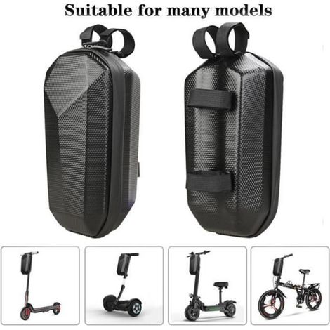 V12 - Sac pour trottinette électrique, accessoires de vélo avant 4L 3L 2L pour adultes et enfants, sac étanch (1/4)