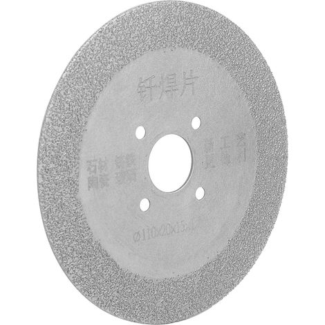 Disque de polissage diamanté pour brasage, coupe et meulage du marbre et de la céramique, 110 x 20 x 15 mm