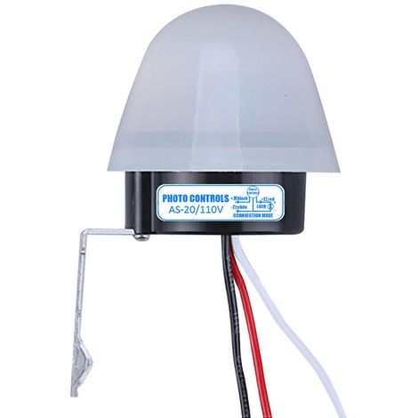 Interrupteur automatique à cellule photoélectrique pour lampadaire (3X) - 220 V CA, 50-60 Hz, 10 A (1/5)