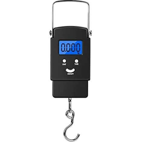 Pèse-bagages, balance de pêche, balance suspendue, balance électronique, max. 50 kg (1/5)