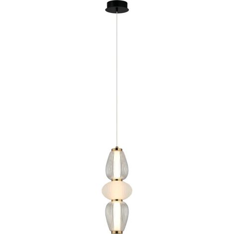 Lámpara colgante LED 16W GASTEL PND749373BK Italux (1/2)