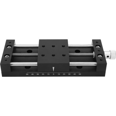 Table de réglage manuel fin en alliage d'aluminium à plateforme coulissante en X SP80A-DB100