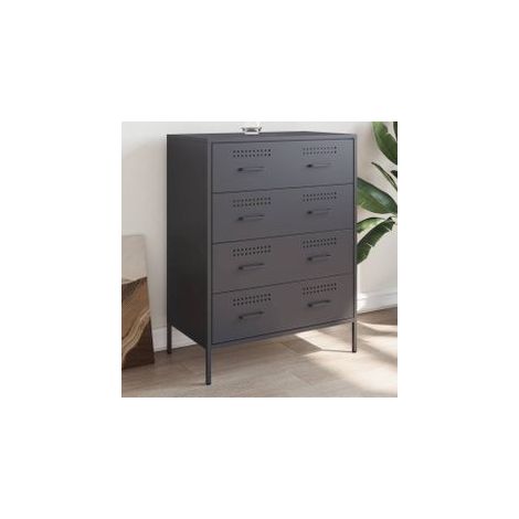 Buffet anthracite 68x39x89 acier (1/5)