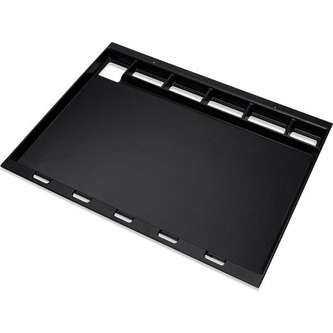 Weber – Plancha intégrale en fonte émaillée pour barbecue Spirit 300/400 – Diffusion uniforme de la chaleur – Nettoyage facile – Préparation rapide des aliments