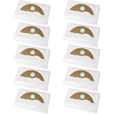 Sacs de rechange compatibles avec l'aspirateur Kärcher NT22/1 Ap, lot de 10, référence 2.889-217.0 (1/3)