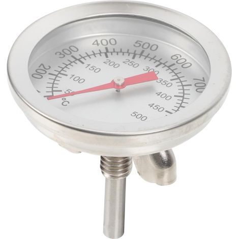 Artibetter Thermomètre Double Métal Barbecue pour Résistant Acier (1/5)