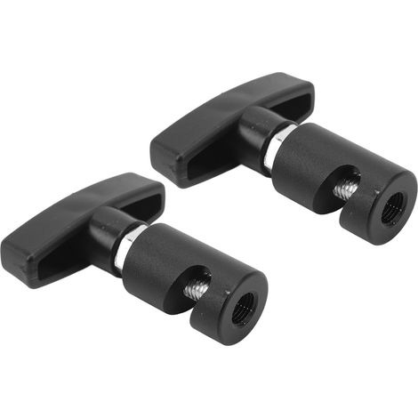 2 pinces de support de capot, outil 2-en-1 pour vérin de capot et étrier de bougie, noir, pour hayon et capot de voiture (1/5)