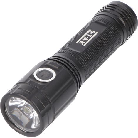 LED Taschenlampe ST096, 20W, Anti Black-Out (1/5)