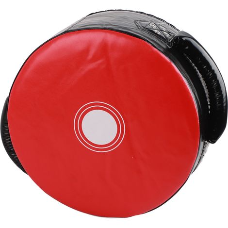 Bouclier d'entraînement de Taekwondo, coussin de frappe rond pour boxe, cible de force, équipement de pratique Sanda, rouge. (1/5)
