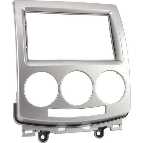 Kit 7 pouces 2 DIN Cadre de tableau de bord pour Autoradio GPS DVD, Garniture de Console, Compatible iMax, Plastique Noir (1/5)