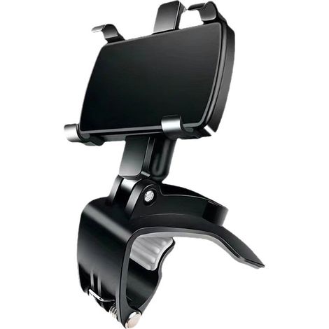 Support de téléphone de voiture rotatif à 360 degrés, support de tableau de bord pour smartphones de 4 à 7 pouces (1/5)