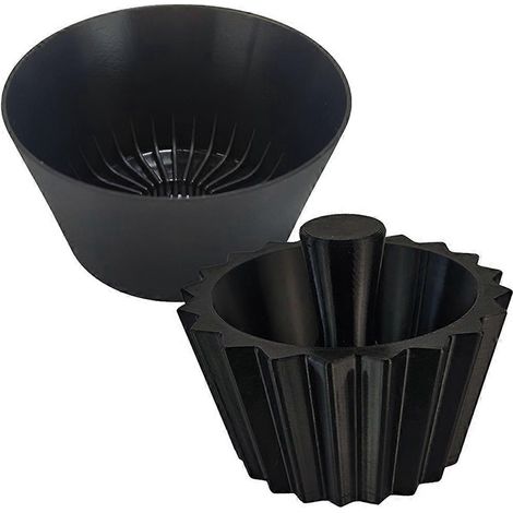 Kaffeefilter, Kaffeefilterbecherpresse, Handgerät, Heißwasserfunktion für die Küche – Schwarz
