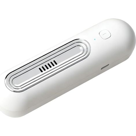 Désodorisant Rechargeable pour Réfrigérateur, Modèle Compact Argenté Sans Filtre, Anti-Odeur Polyvalent pour Cuisine, Placards et Armoires (1/5)