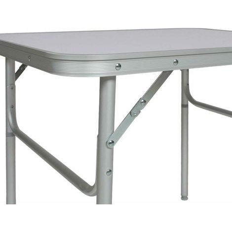 Tavolo pieghevole con struttura in alluminio 90 x 60 centimetri per spiaggia campeggio e picnic (1/2)