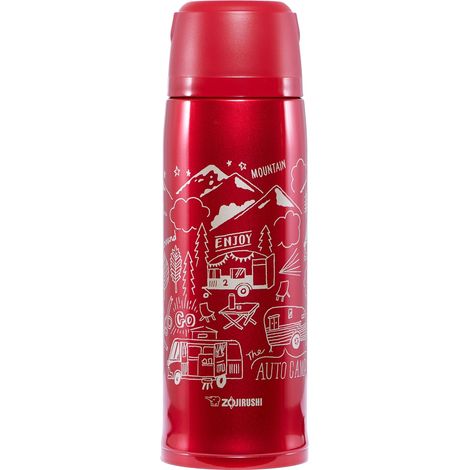 Zojirushi Thermoskanne SJ-JS08-RA 820ml Rot mit Becher