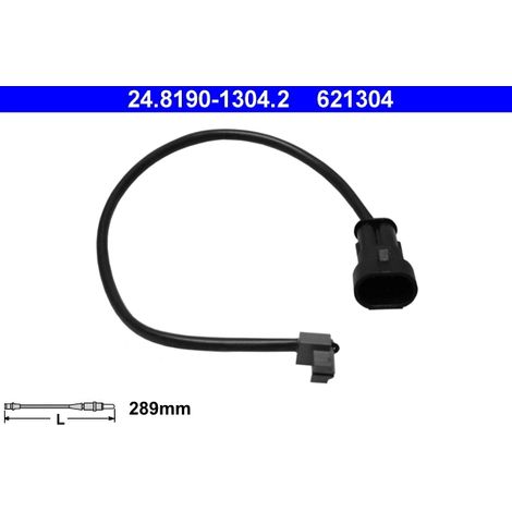 Lot de 2 Contacts ds'avertissements, usure des plaquettes de frein ATE IVECO