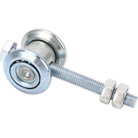 Roulement à galets en acier inoxydable M10 pour portail coulissant, porte de grange et douche, diamètre 38 mm (1/5)
