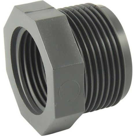 Raccord PVC pression - Réduction simple PVC pression à visser MF 2''-1''1/2