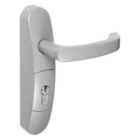JPM – Serrure anti-paniqué avec béquille – Système de barre – Sens de pose à gauche – Pour portes en bois et métal – Installation facile