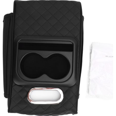 Cuscino per bracciolo della console centrale dell'auto, in memory foam, con rivestimento in tessuto effetto vetro, ideale per camion e SUV. (1/5)