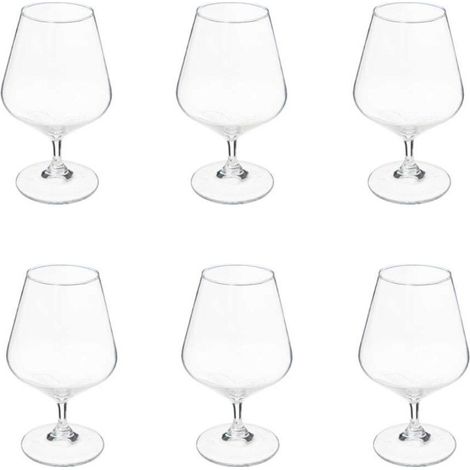 Lot de 6 Verres à Cognac "Nora" 35cl Transparent (1/2)