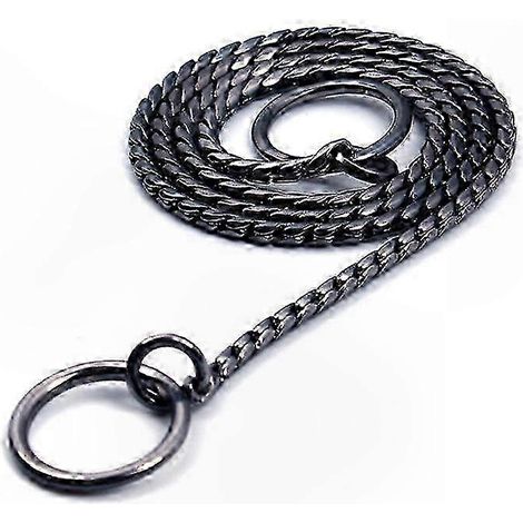 Rostfreies Ketten-Hundetrainingshalsband, schwarz-goldene Ausführung, geeignet für kleine und große Hunderassen (1/5)