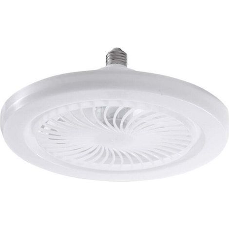 Ventilateurs de Plafond avec Télécommande, 30W Ventilateur de Plafond 9,8 Pouces Petite Lampe de Ventilateur LED Silencieuse E27 pour Chambre (1/4)