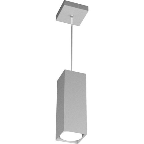 Sospensione Moderna Plate Metallo Grigio 1 Luce Gx53 25Cm (1/4)