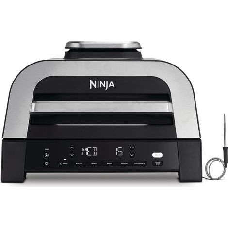 Grill & Friteuse sans huile - NINJA - MAX 6-en-1 DG551EU - 1760 W - 6 modes de cuisson - Gris
