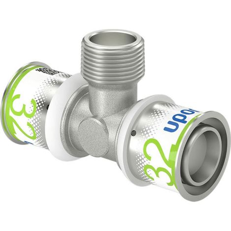 Uponor S-Press PLUS Te con rosca macho 32-R3/4"MT-32, 1070594