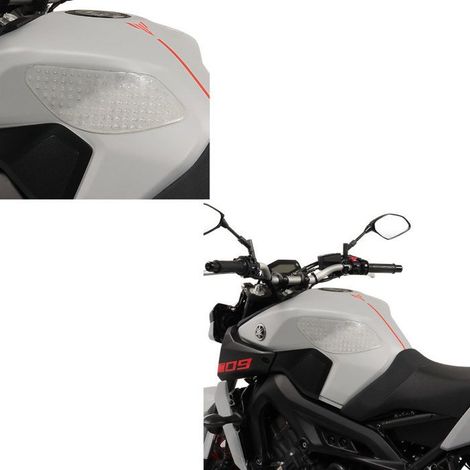 2x Protège réservoir lateral moto Zaddox Grip M Protection transparent