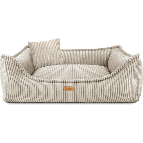 Cama ortopédica Denzoo Milano Beige "S" 70x50 Sofá cama con corralito (1/5)