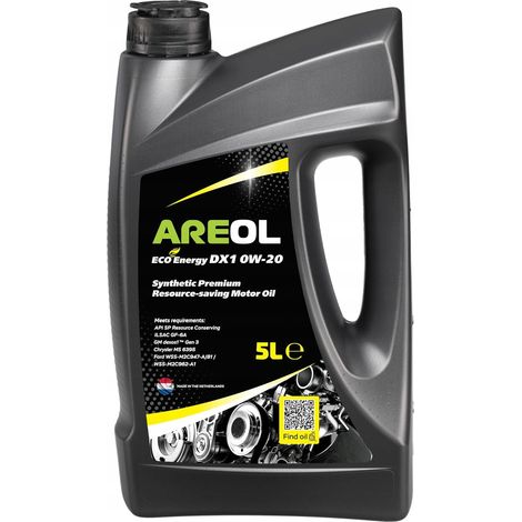 Huile moteur AREOL ECO Energy DX1 0W-20 5L (1/3)